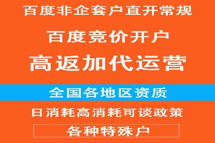 竞价广告平台端口开户的实战经验